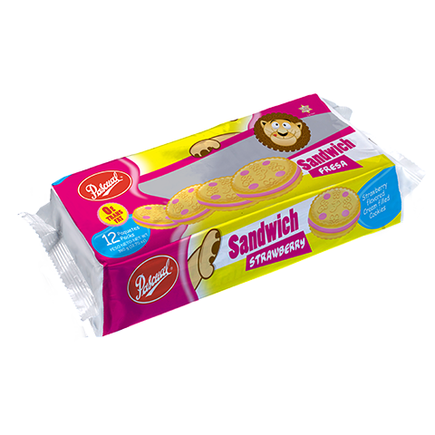 Galleta Sandwich Fresa Pascual - Docena